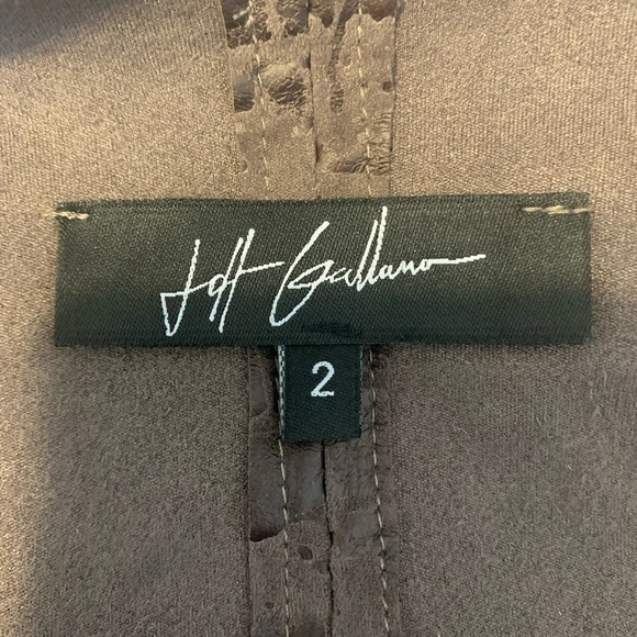 Jeff Gallano Gray Animal Print Cardigan Size 2 - Picture 8 of 11